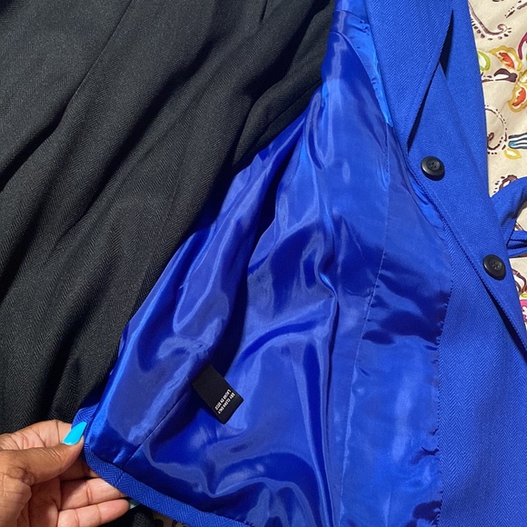 Royal Blue Winter Nylon Belt & Jacket  size 20 - Picture 6 of 6